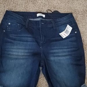 Kensie jeans brand longer denim shorts